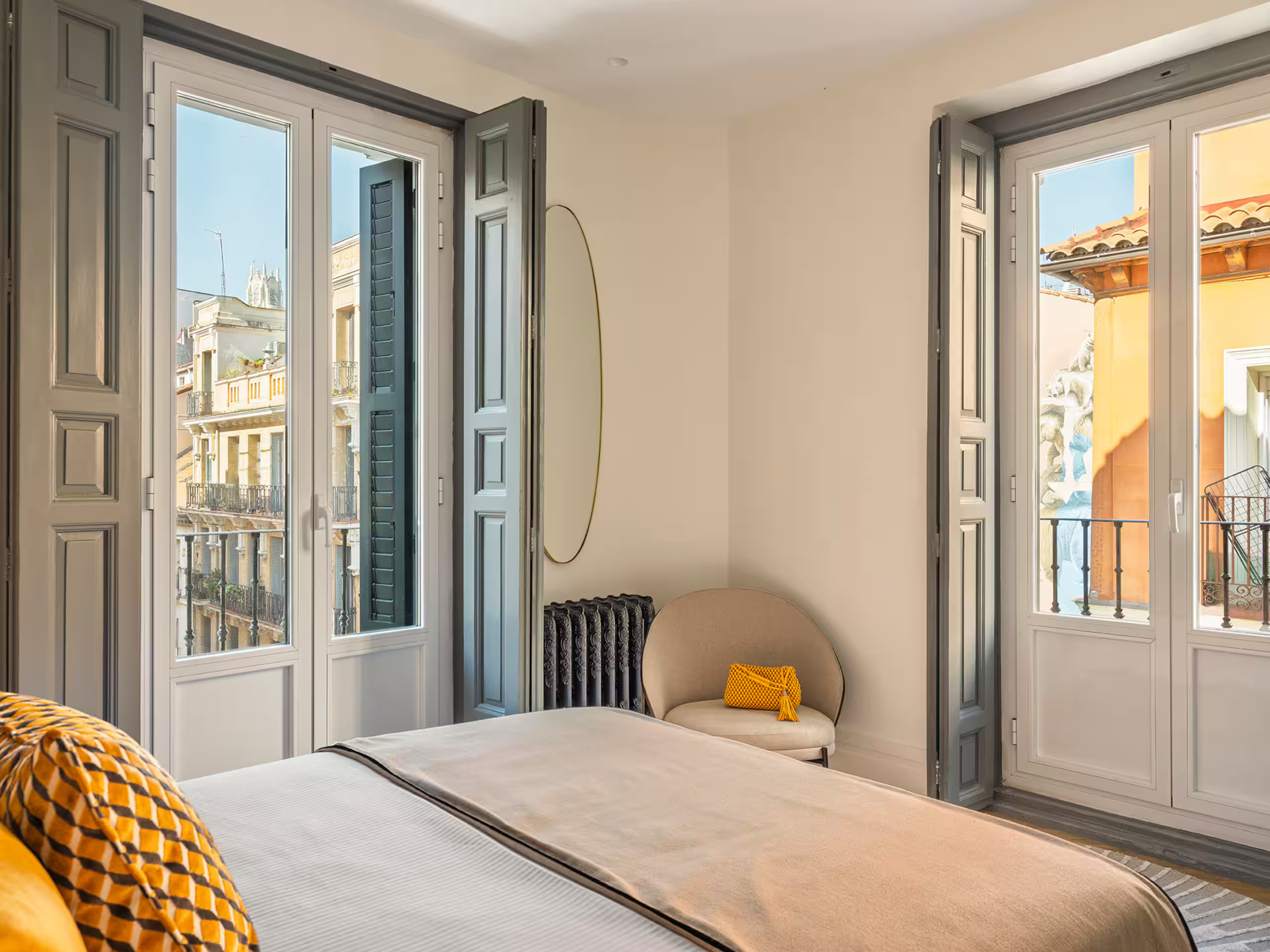chambre appartement chic et design à Madrid Seven Balconies