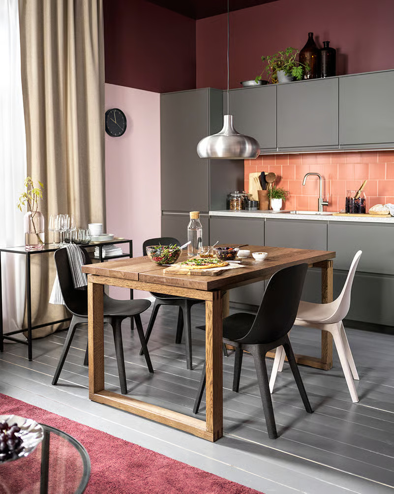 cuisine ouverte et salle à manger IKEA