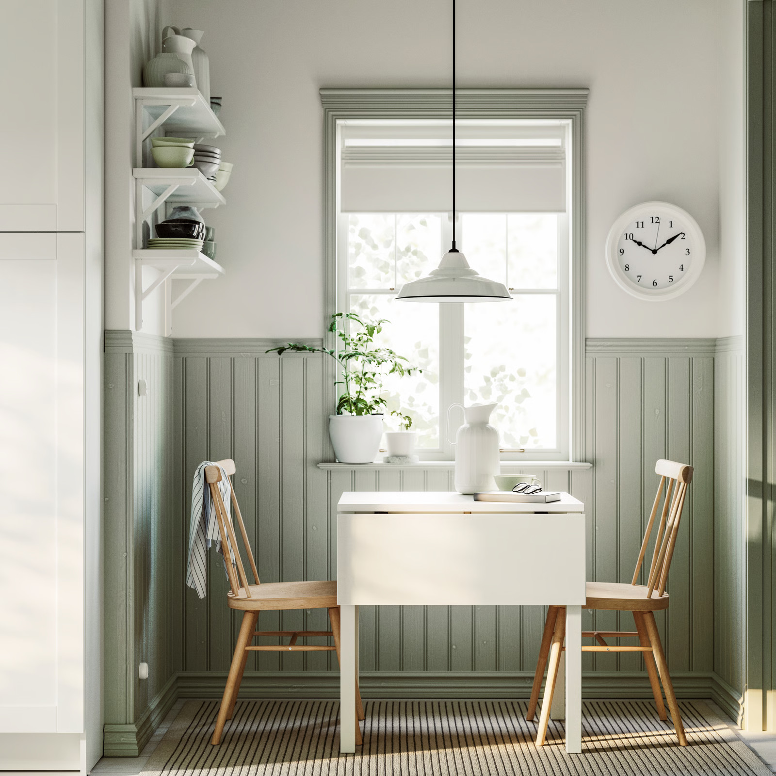 cuisine mur vert sauge