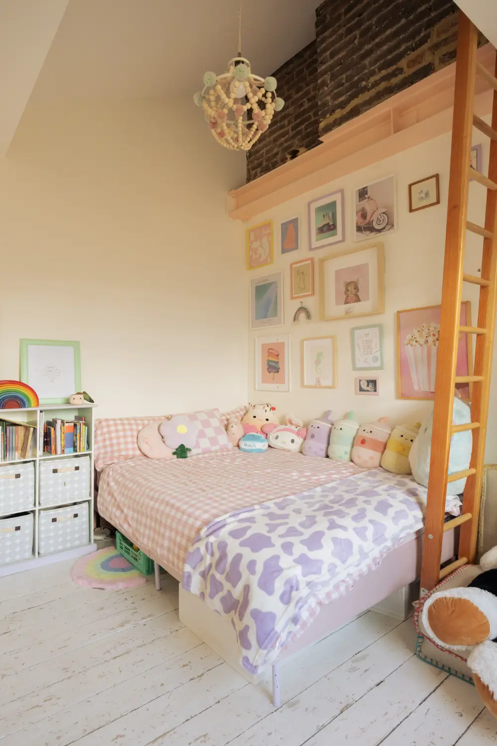 chambre enfant décoration pastel maison victorienne à Londres chambre enfant décoration pastel maison victorienne à Londres