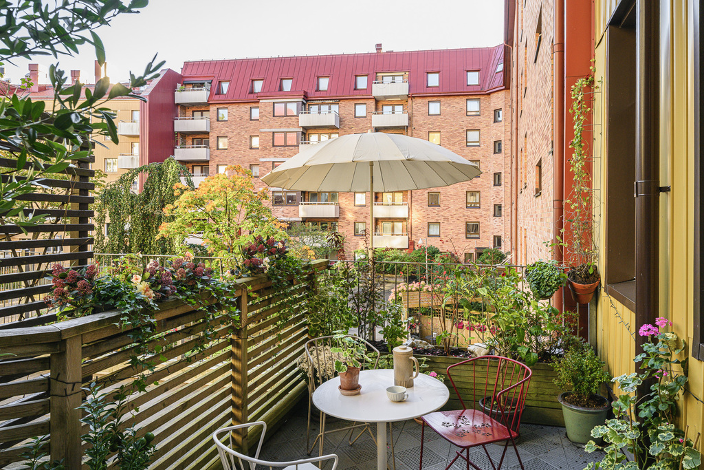terrasse appartement 1900 décoration scandinave