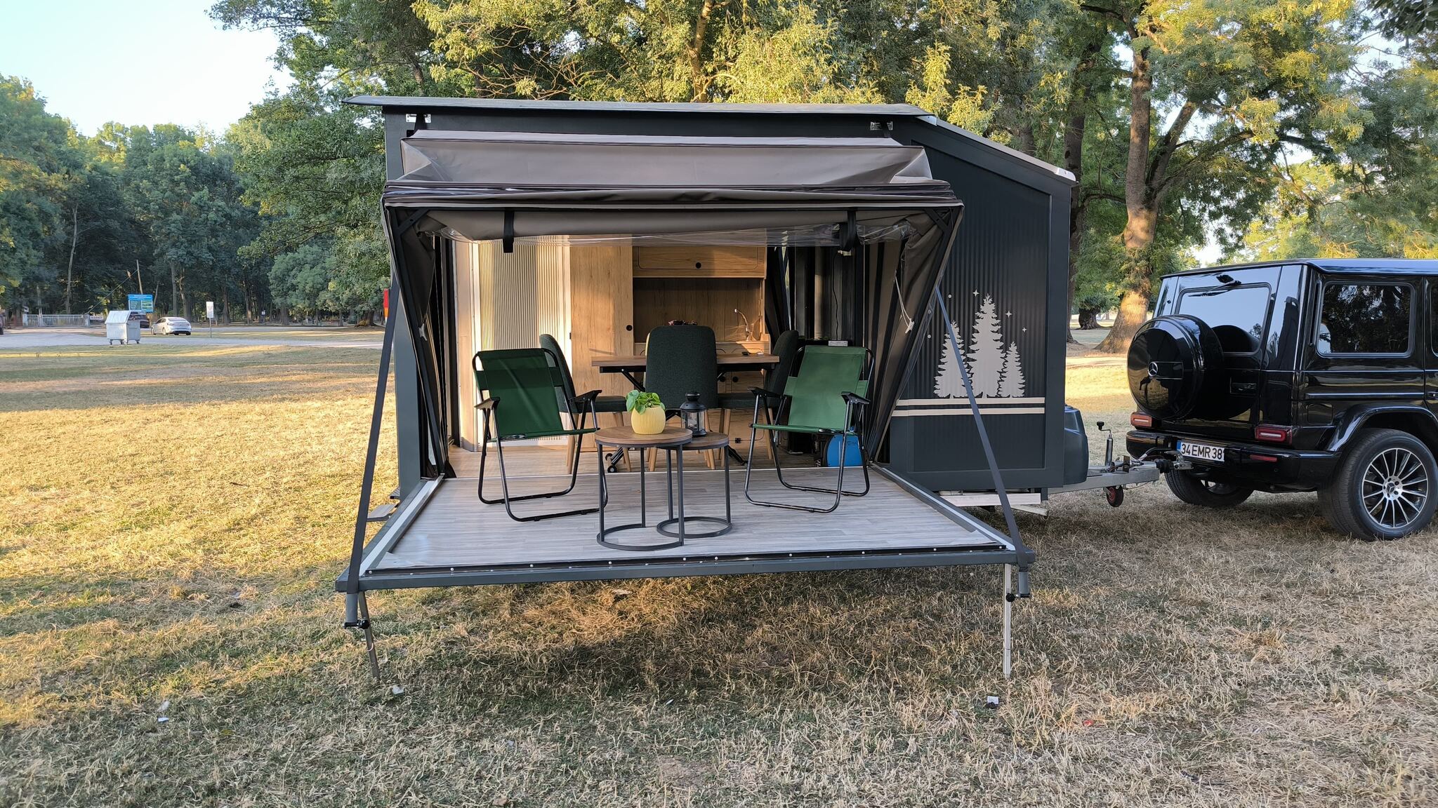 mini maison mobile extensible Ortsan