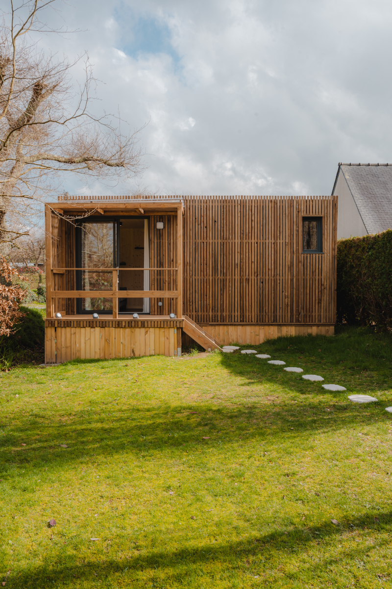 studio de jardin en bois de 60m2 Trebeurden par Greenkub
