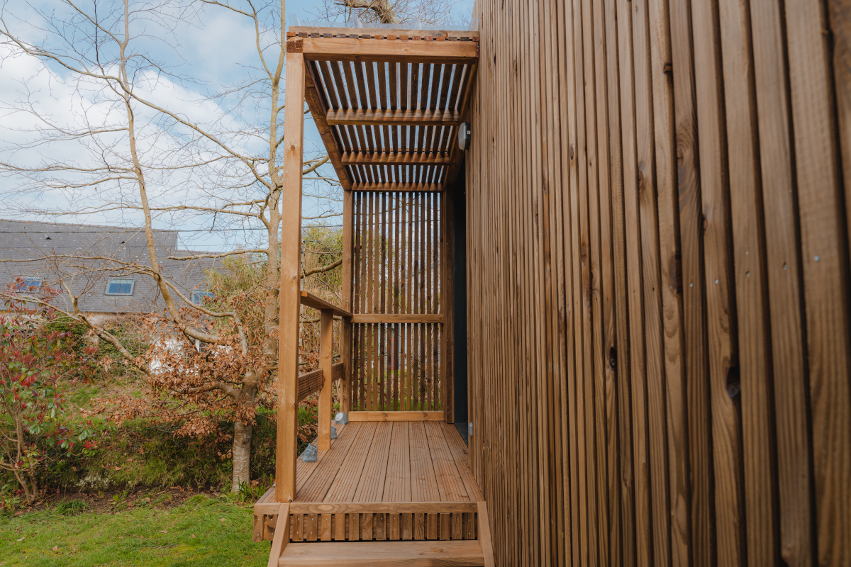 studio de jardin en bois de 60m2 Trebeurden par Greenkub