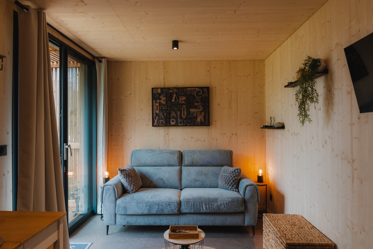 salon studio de jardin en bois de 60m2 Trebeurden par Greenkub