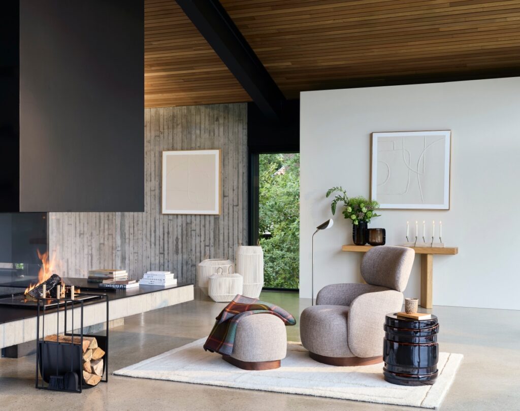 salon design avec cheminée contemporaine salon design avec cheminée contemporaine