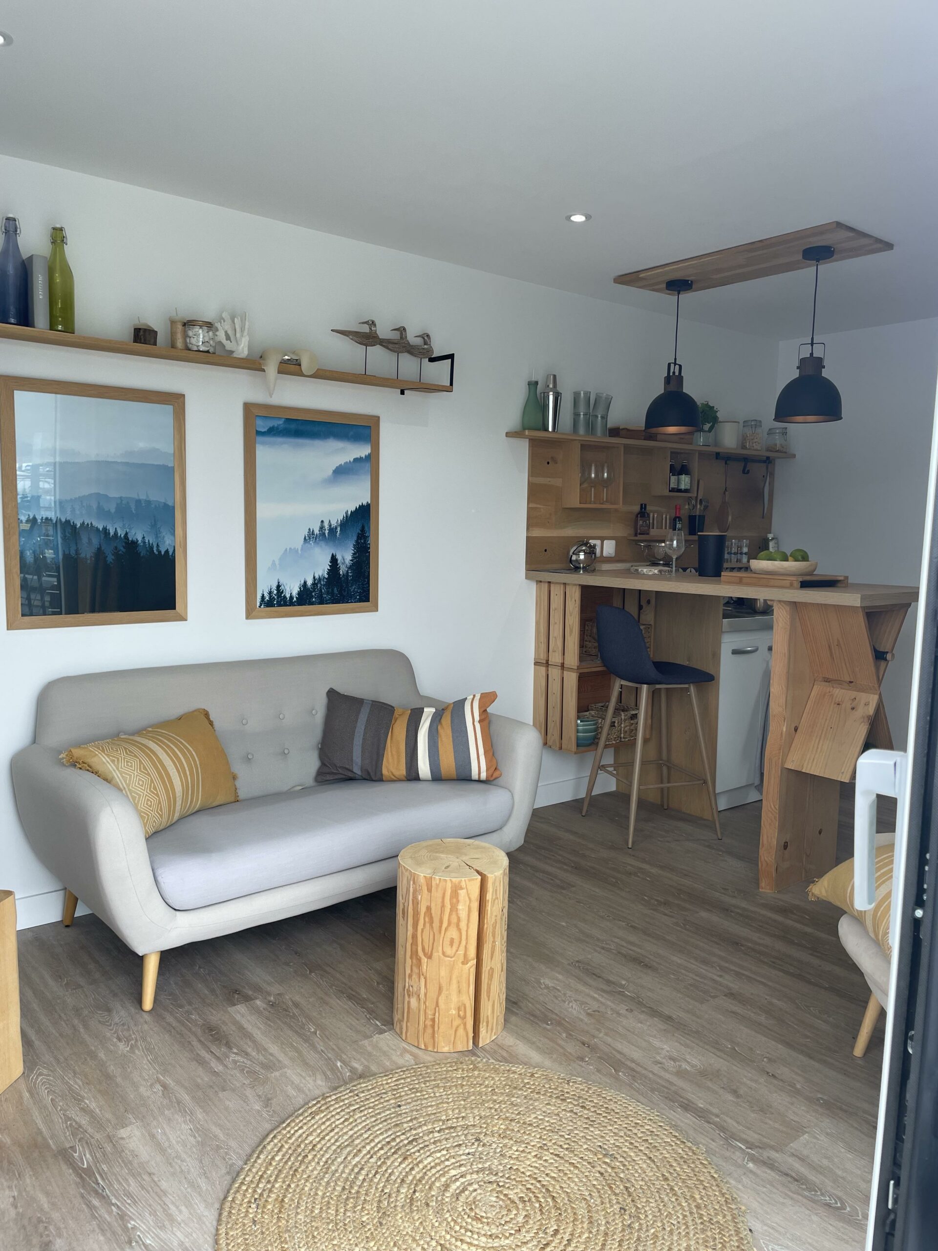 intérieur petite maison française de 56m2 Boximby en bois intérieur petite maison française de 56m2 Boximby en bois