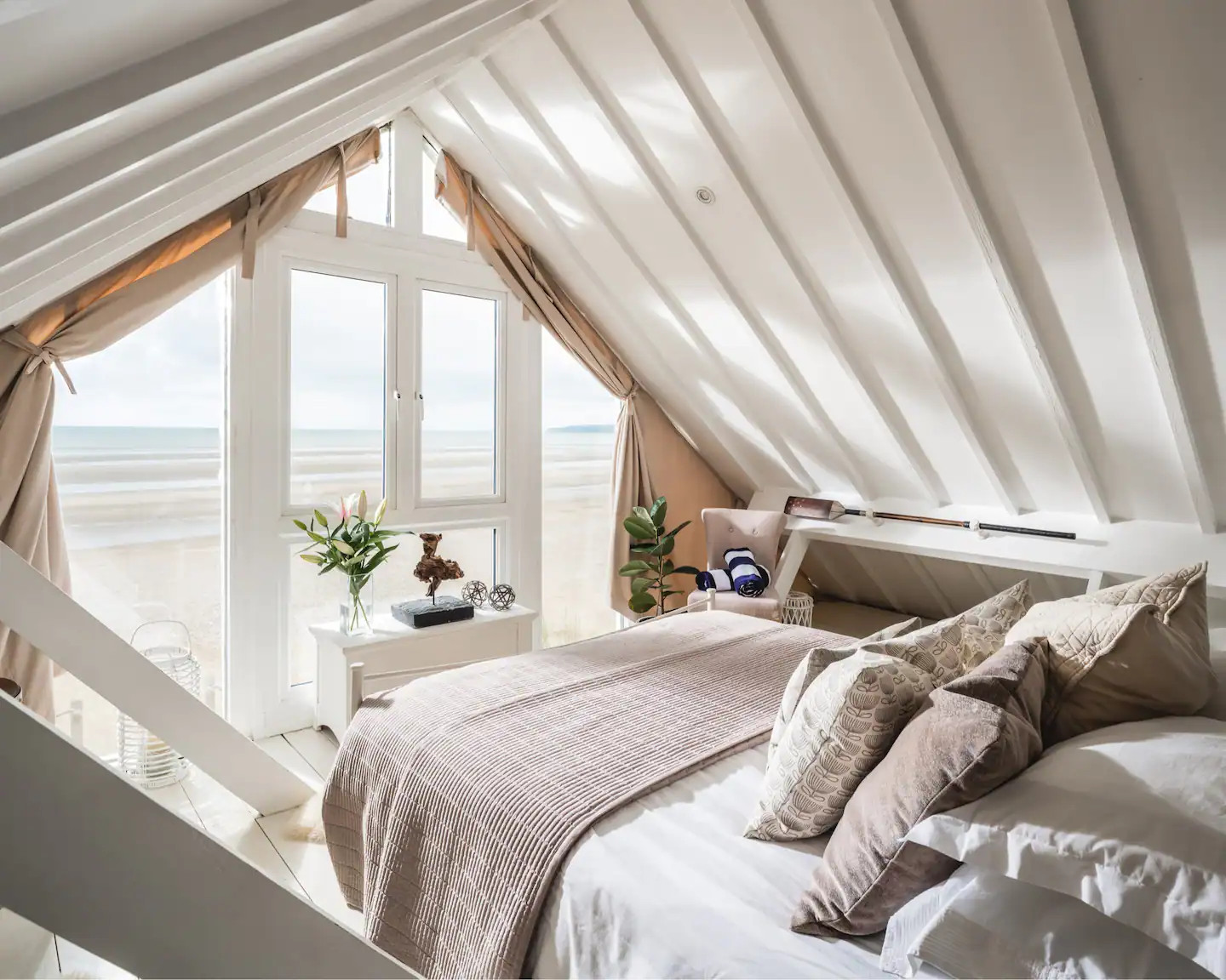 chambre décoration maison de plage
