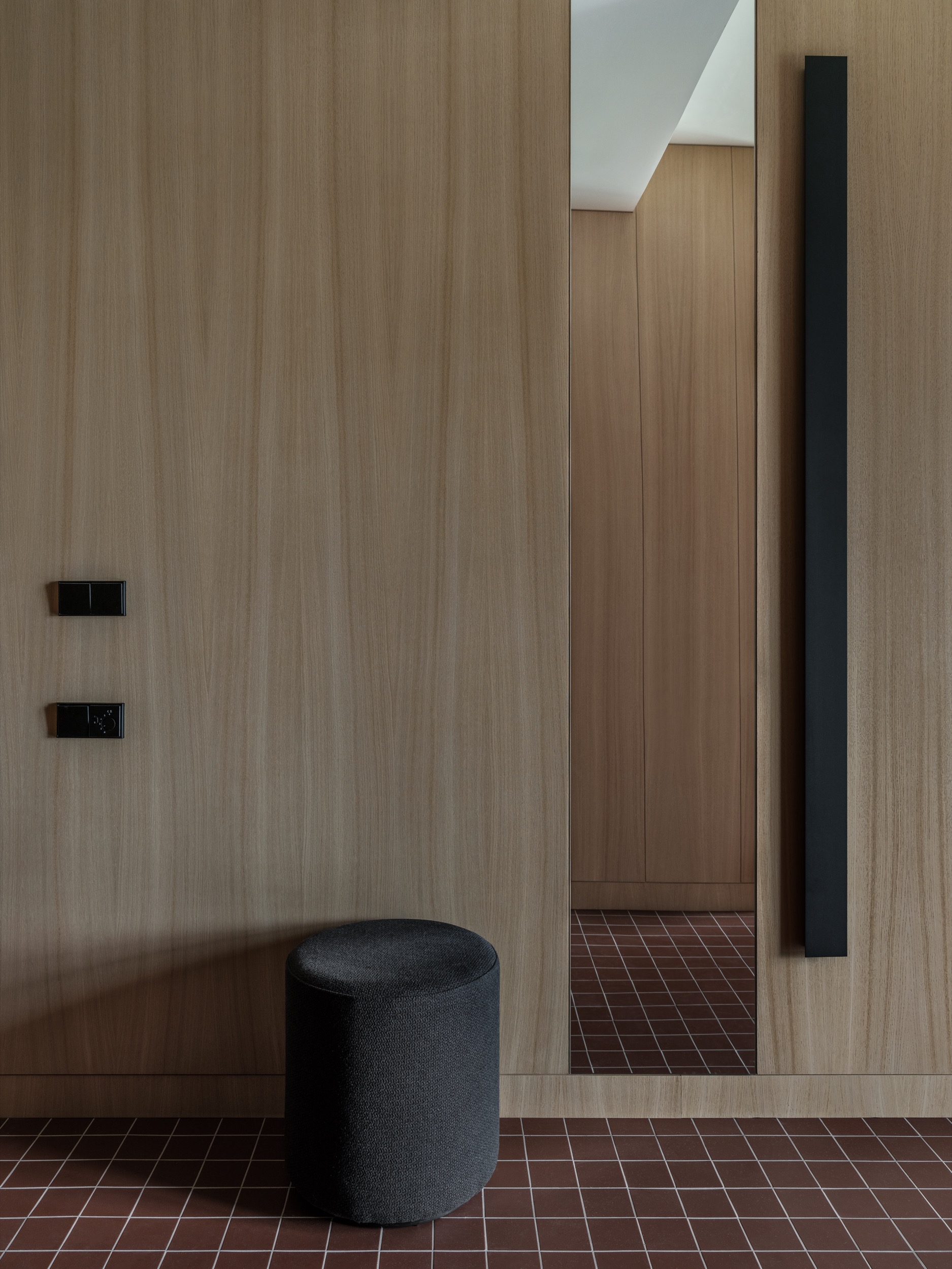 entrée avec placard décoration contemporaine petit appartement 46m2 entrée avec placard décoration contemporaine petit appartement 46m2