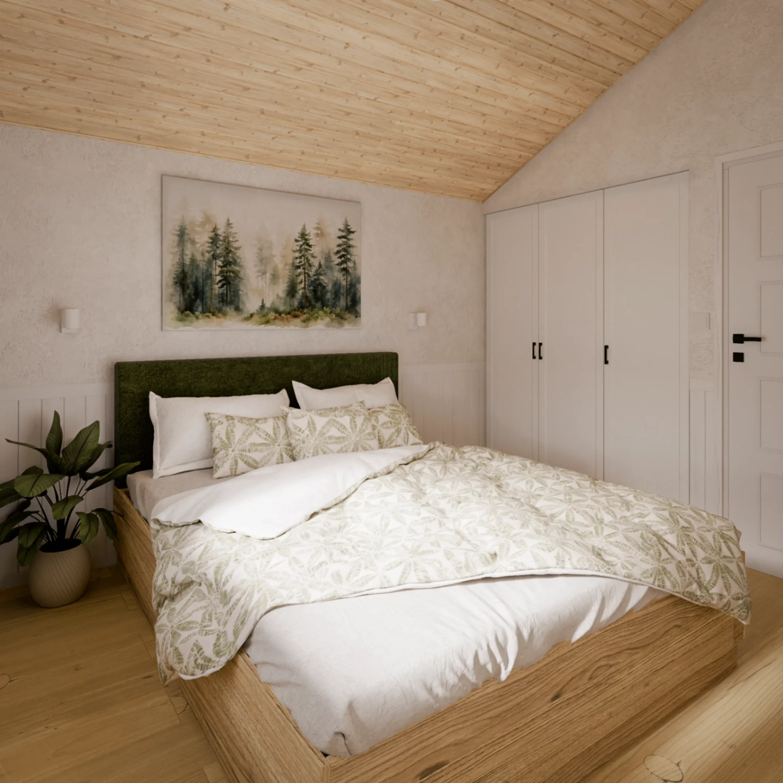 chambre blanche et verte chambre blanche et verte