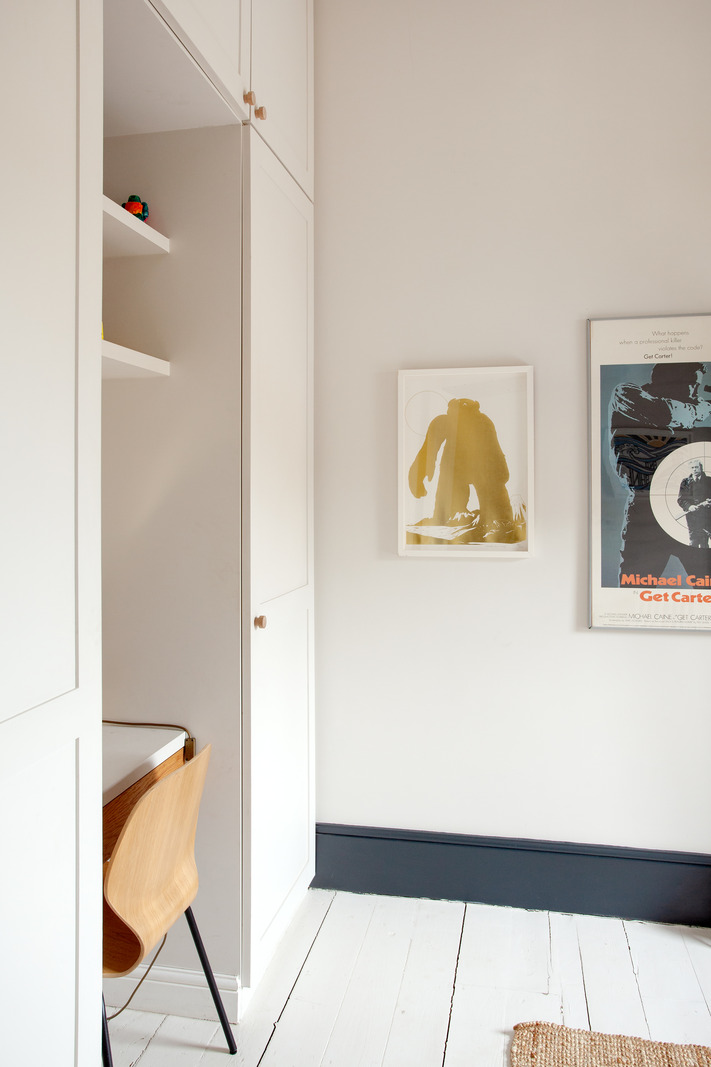 bureau dans chambre enfant décoration contemporaine maison victorienne accolée