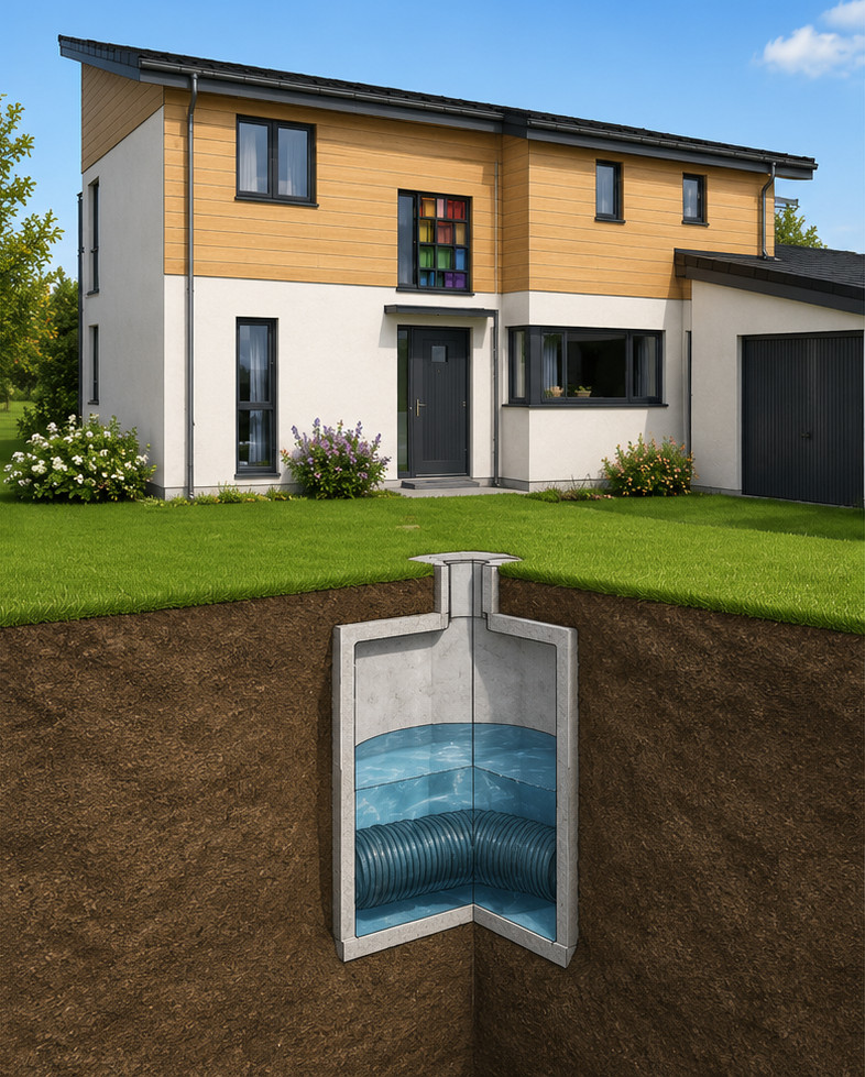 maison avec climatisation naturelle Rainergy Airbee