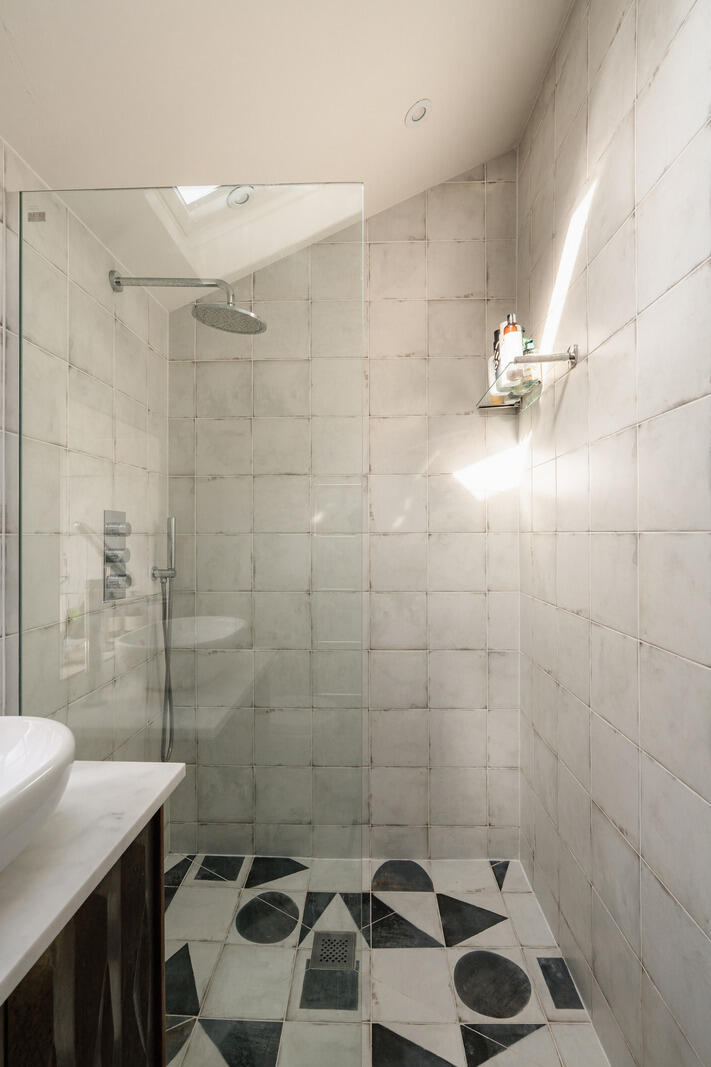 attic vintage bathroom