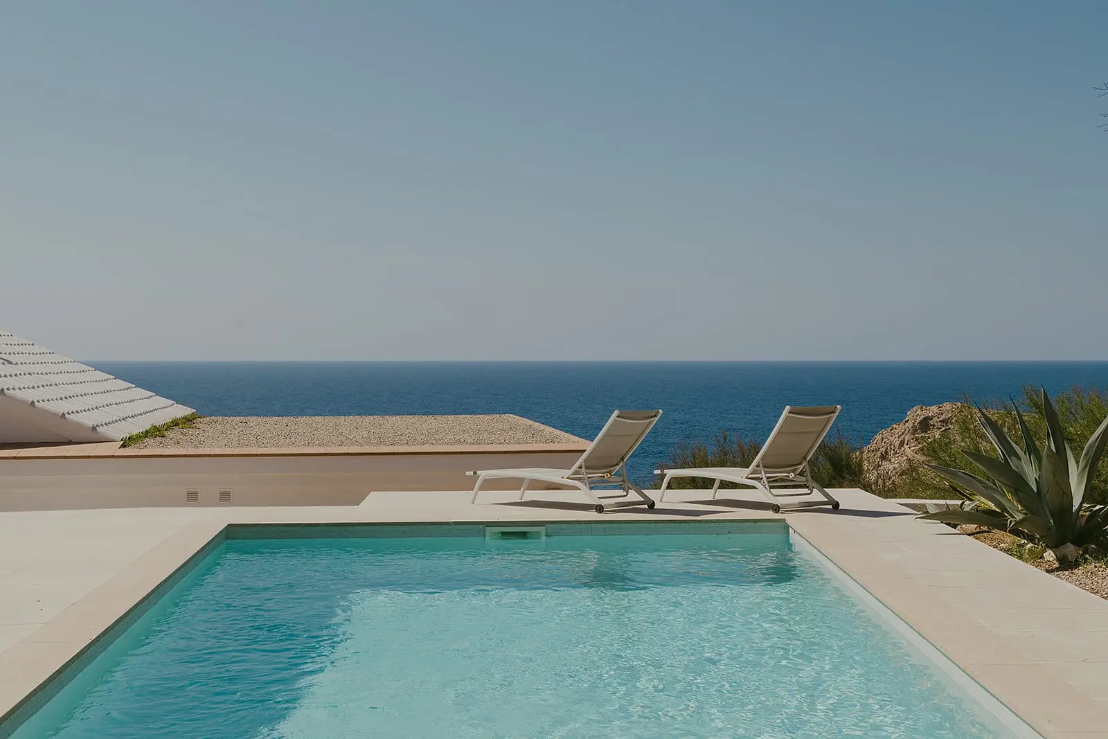 terrasse avec piscine maison Minorque vue mer terrasse avec piscine maison Minorque vue mer