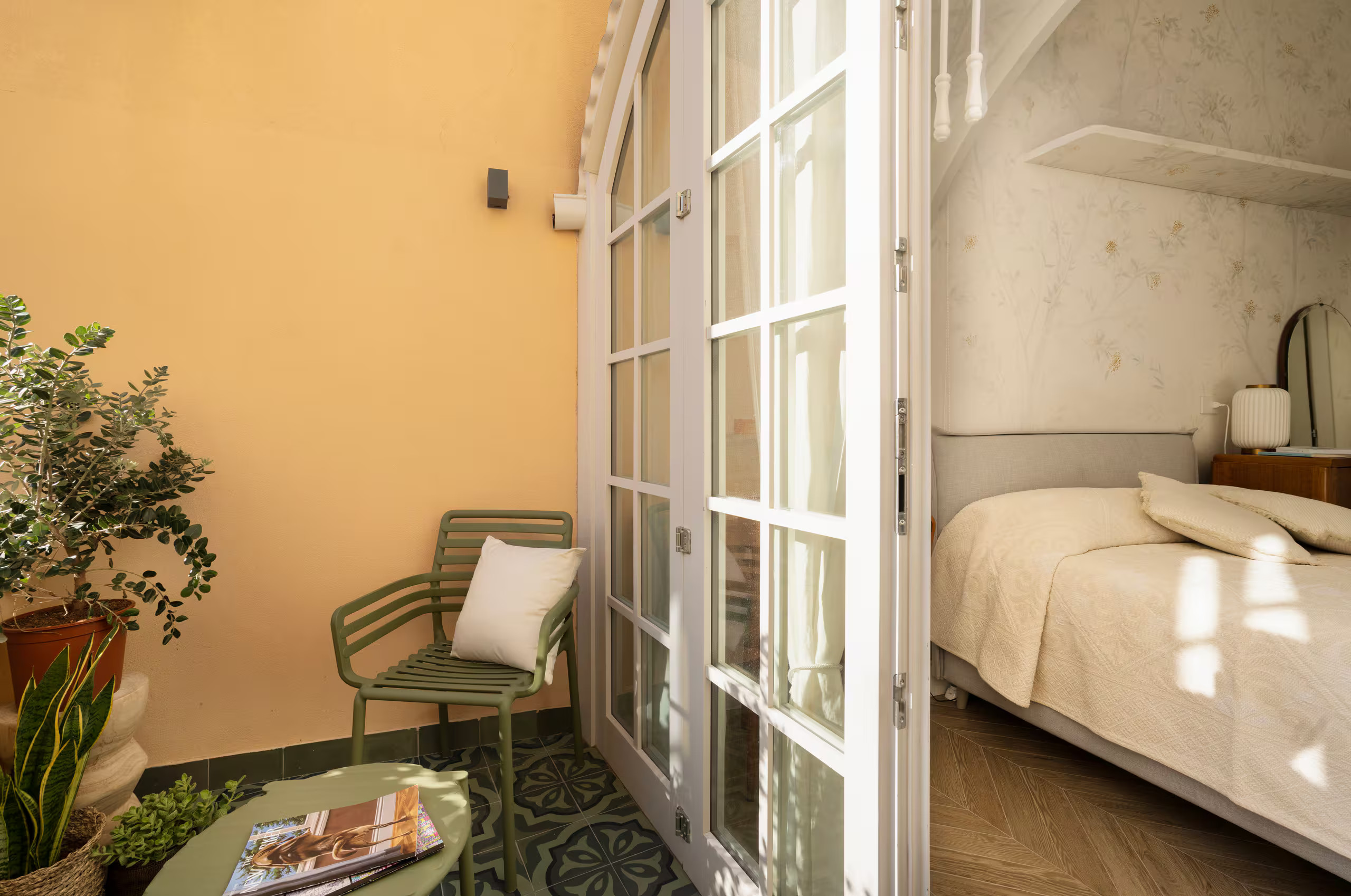 terrace white bedroom with vaulted ceiling historic artist’s home Cagliari contemporary decor Dimora LAJ terrace white bedroom with vaulted ceiling historic artist’s home Cagliari contemporary decor Dimora LAJ