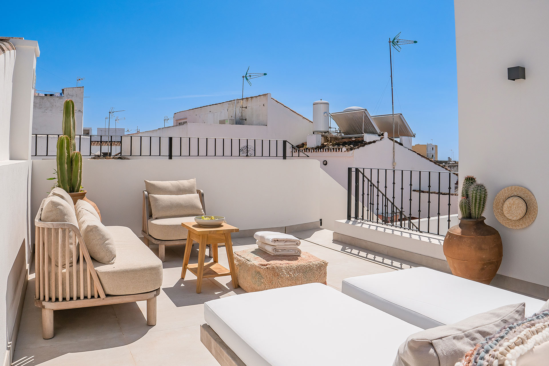 terrasse Casa Luna de Miel Estepona