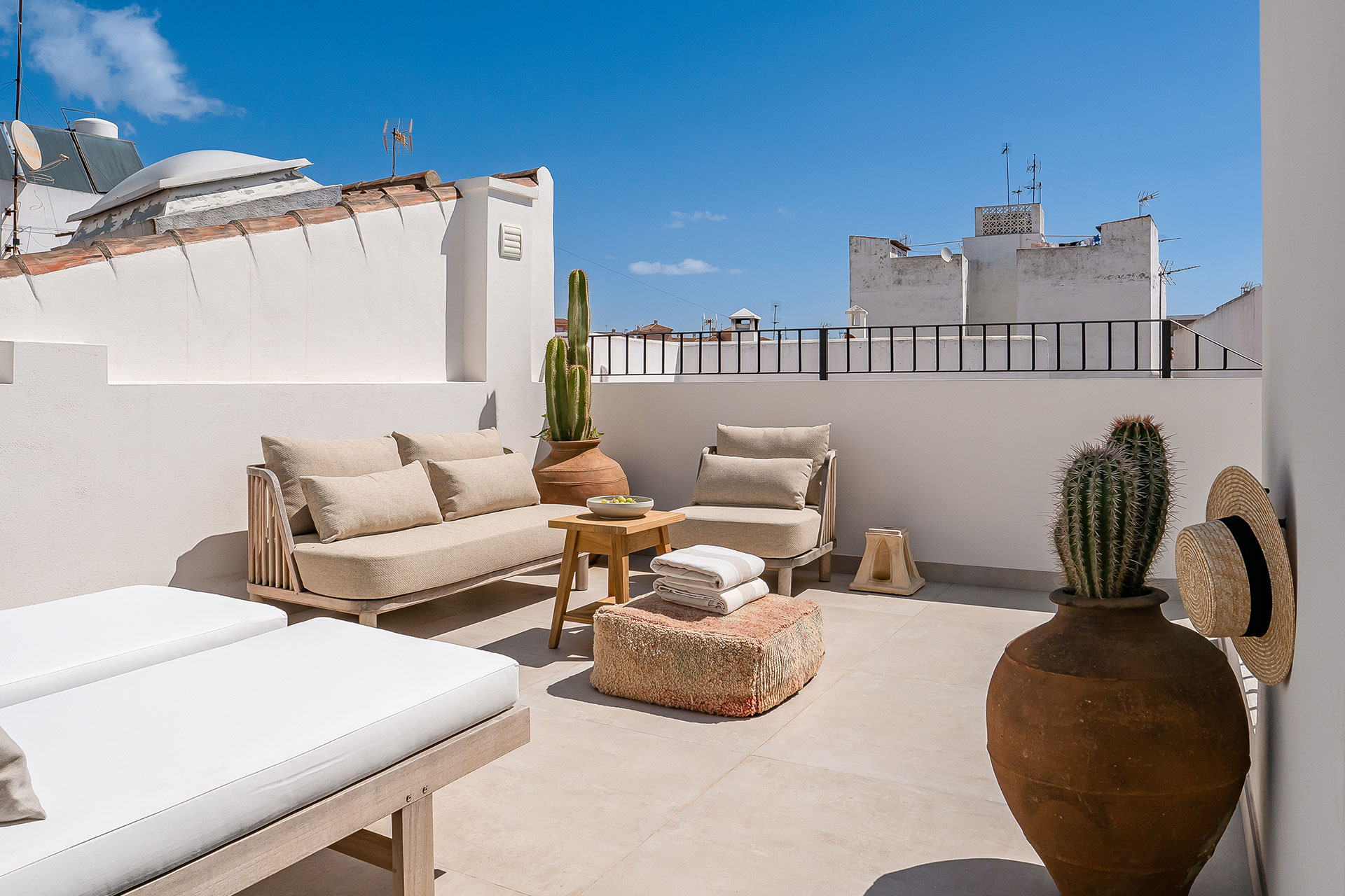terrasse Casa Luna de Miel Estepona