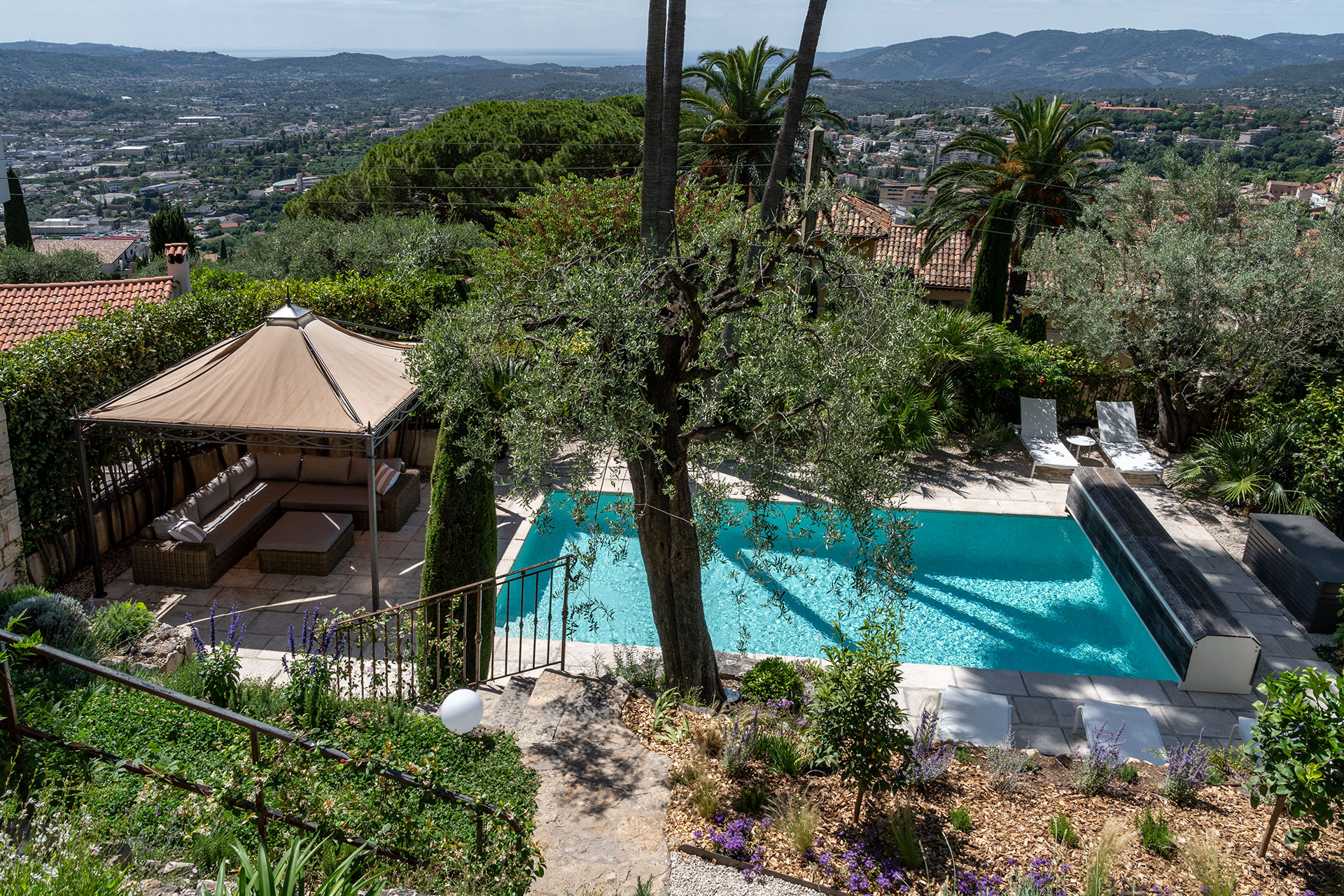 jardin avec piscine Casa del Sol Grasse jardin avec piscine Casa del Sol Grasse