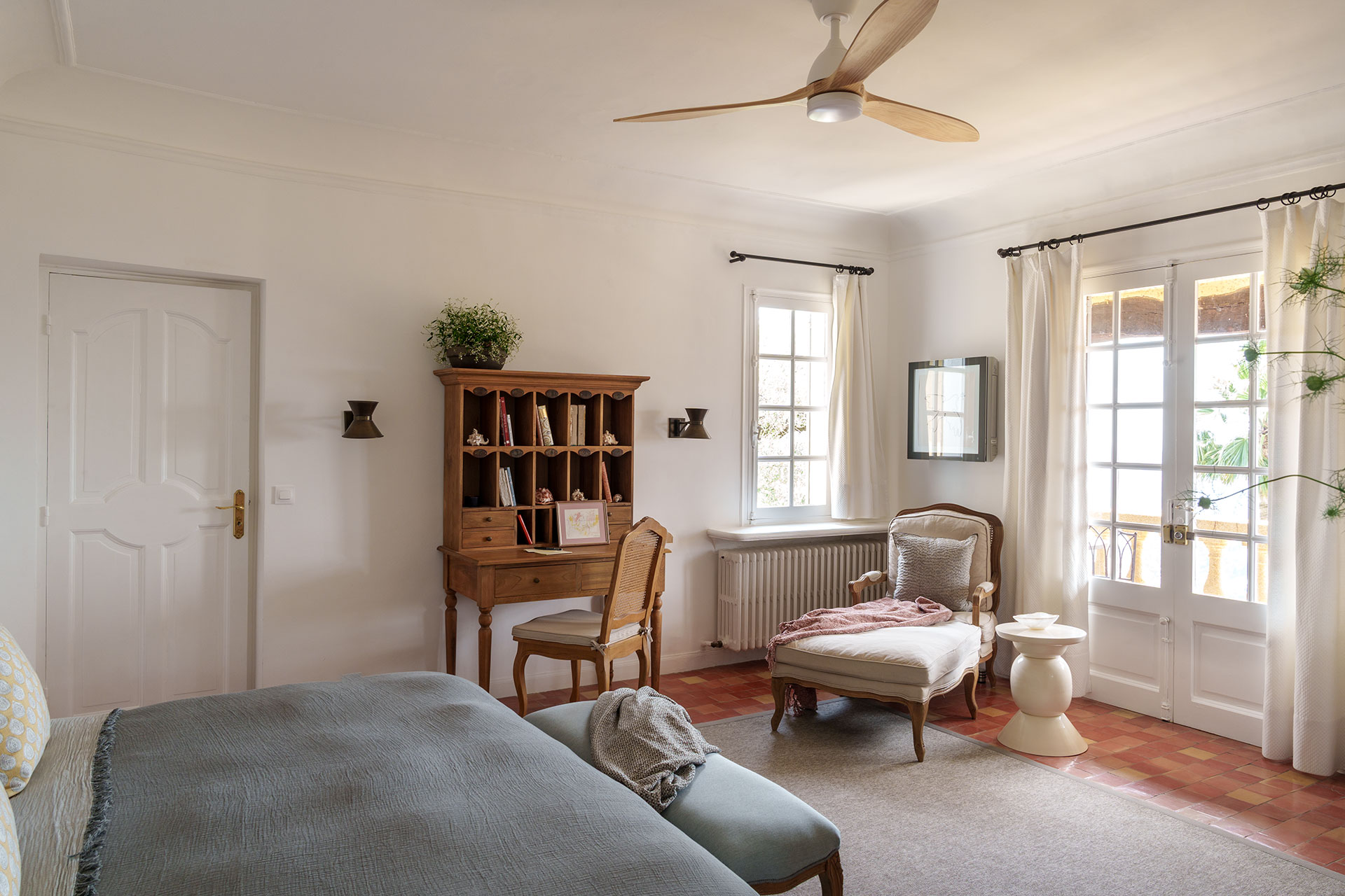 chambre décoration classique chic maison provençale Casa del Sol Grasse chambre décoration classique chic maison provençale Casa del Sol Grasse