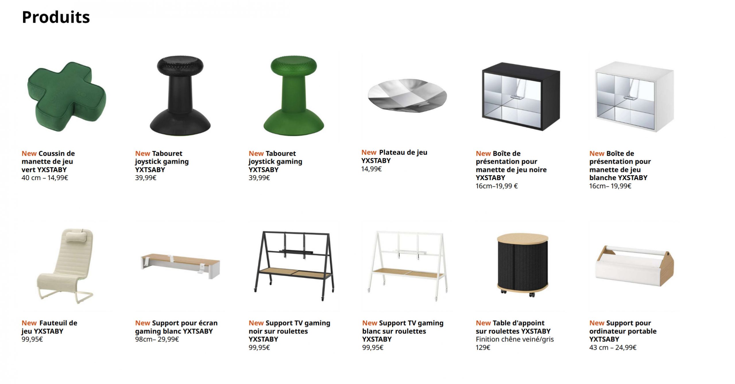 collaboration IKEA XBox collection YXSTABY 2026