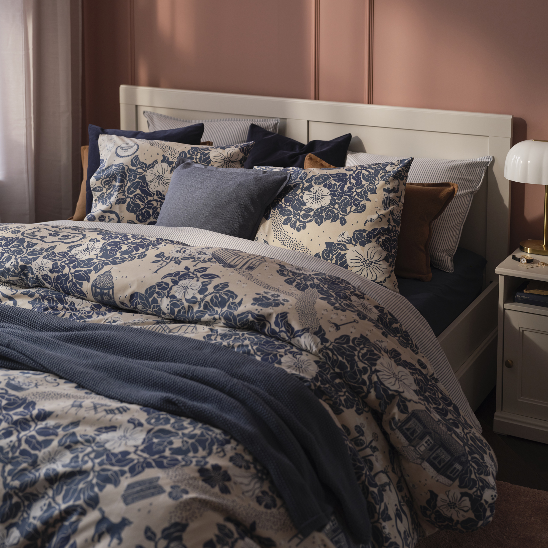 chambre bleue et terracotta chambre bleue et terracotta