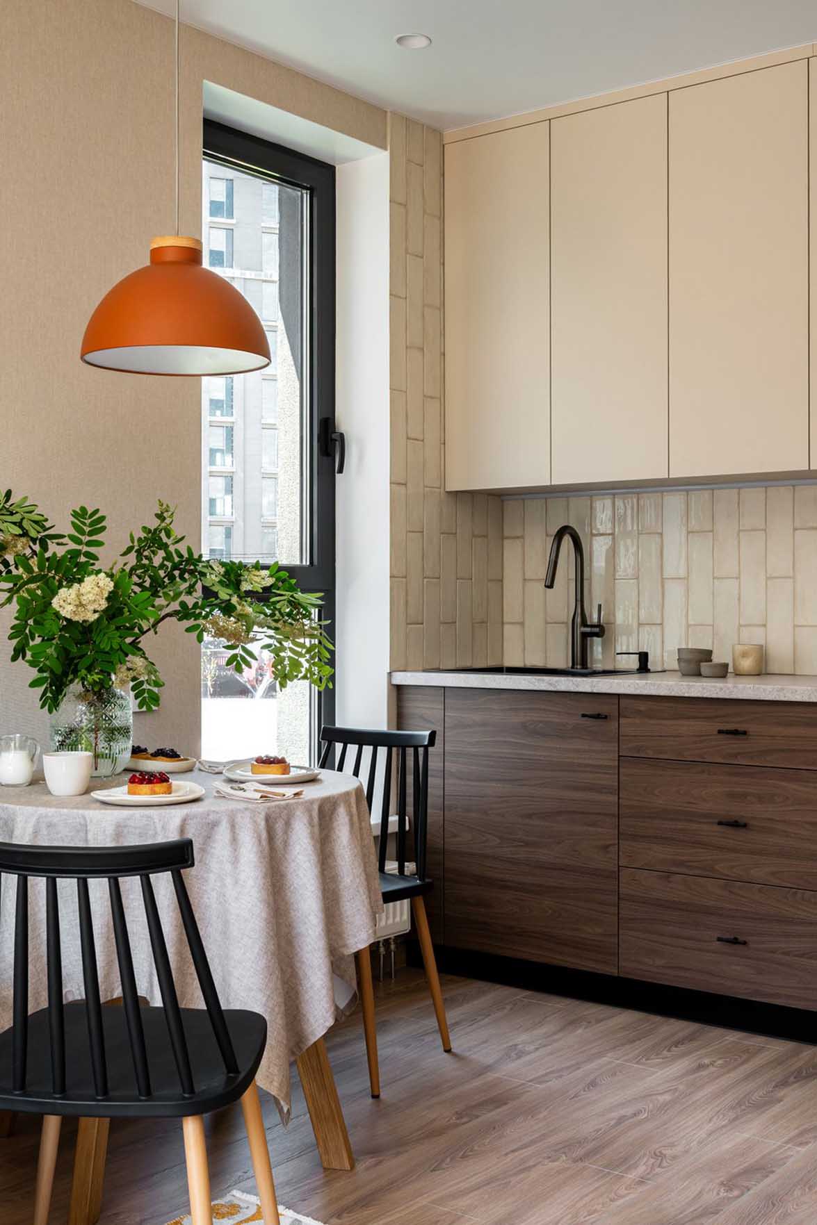 kitchen and dining room contemporary decor 38sqm apartment kitchen and dining room contemporary decor 38sqm apartment