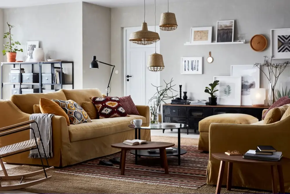 salon décoration contemporaine