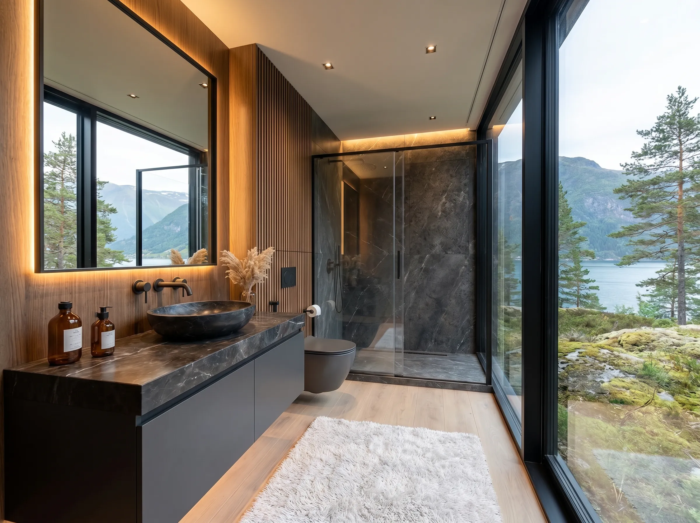salle de bain petite maison modulaire et préfabriquée de 29m2 Winbaum L