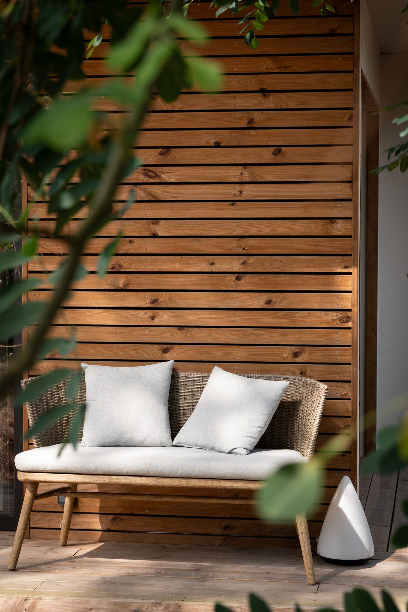 terrasse petite maison de 20m2 française Kaori de WoodVolum