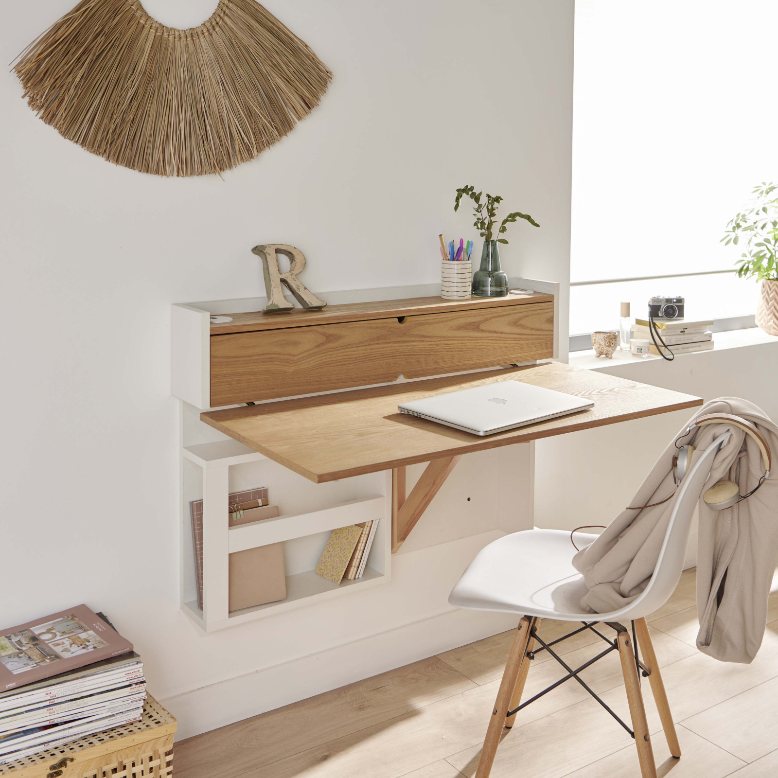 bureau rabattable