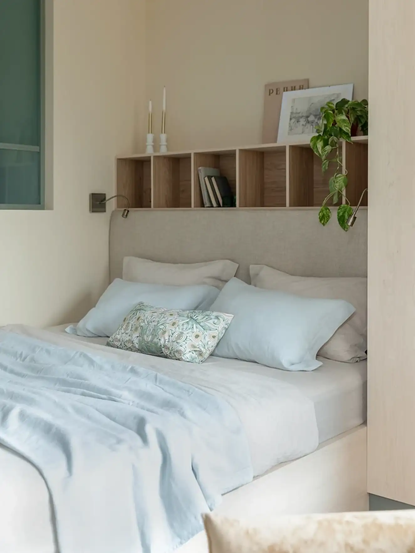 chambre beige