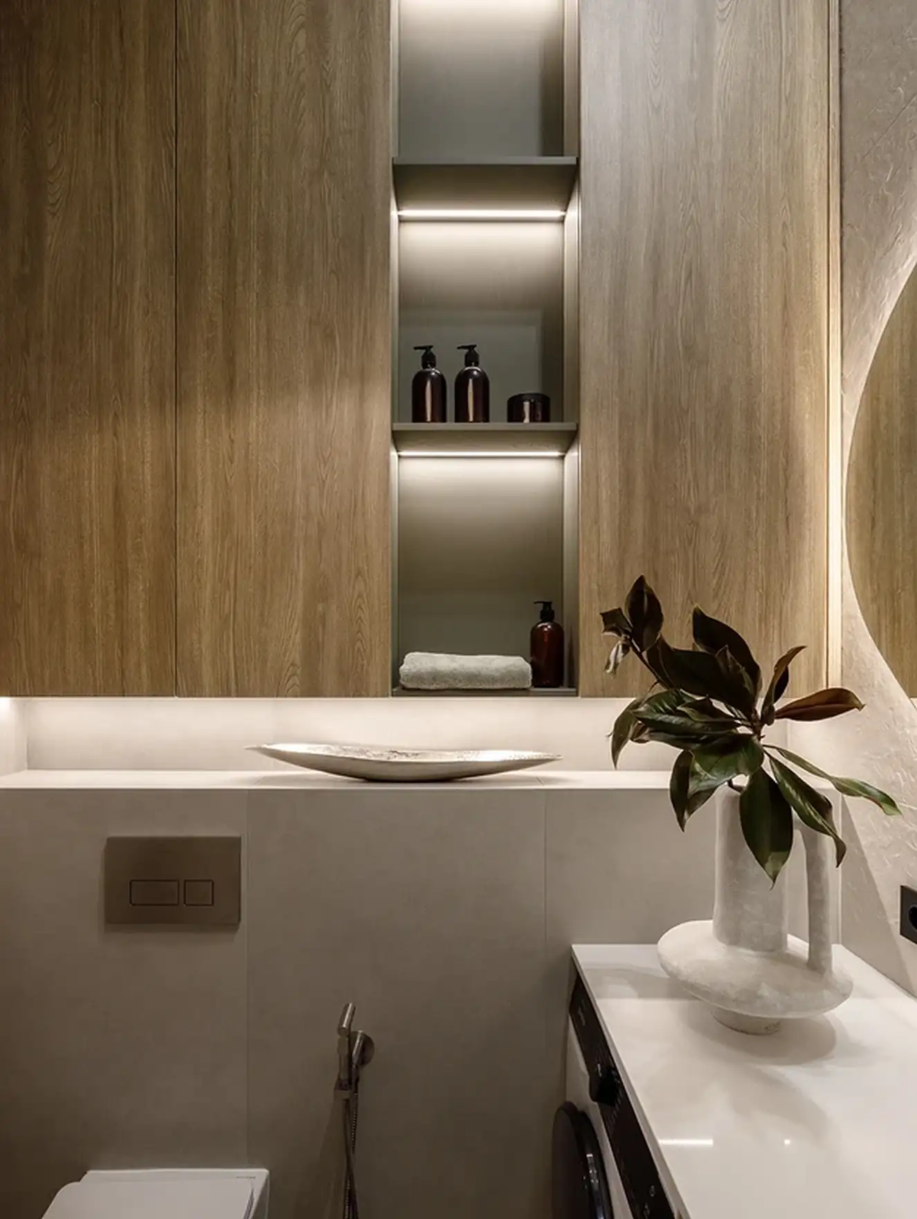 salle de bain studio de 36m2 décoration contemporaine