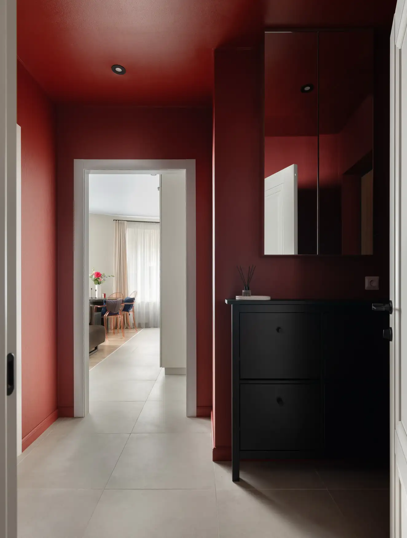 entrée bordeaux technique color blocking entrée bordeaux technique color blocking