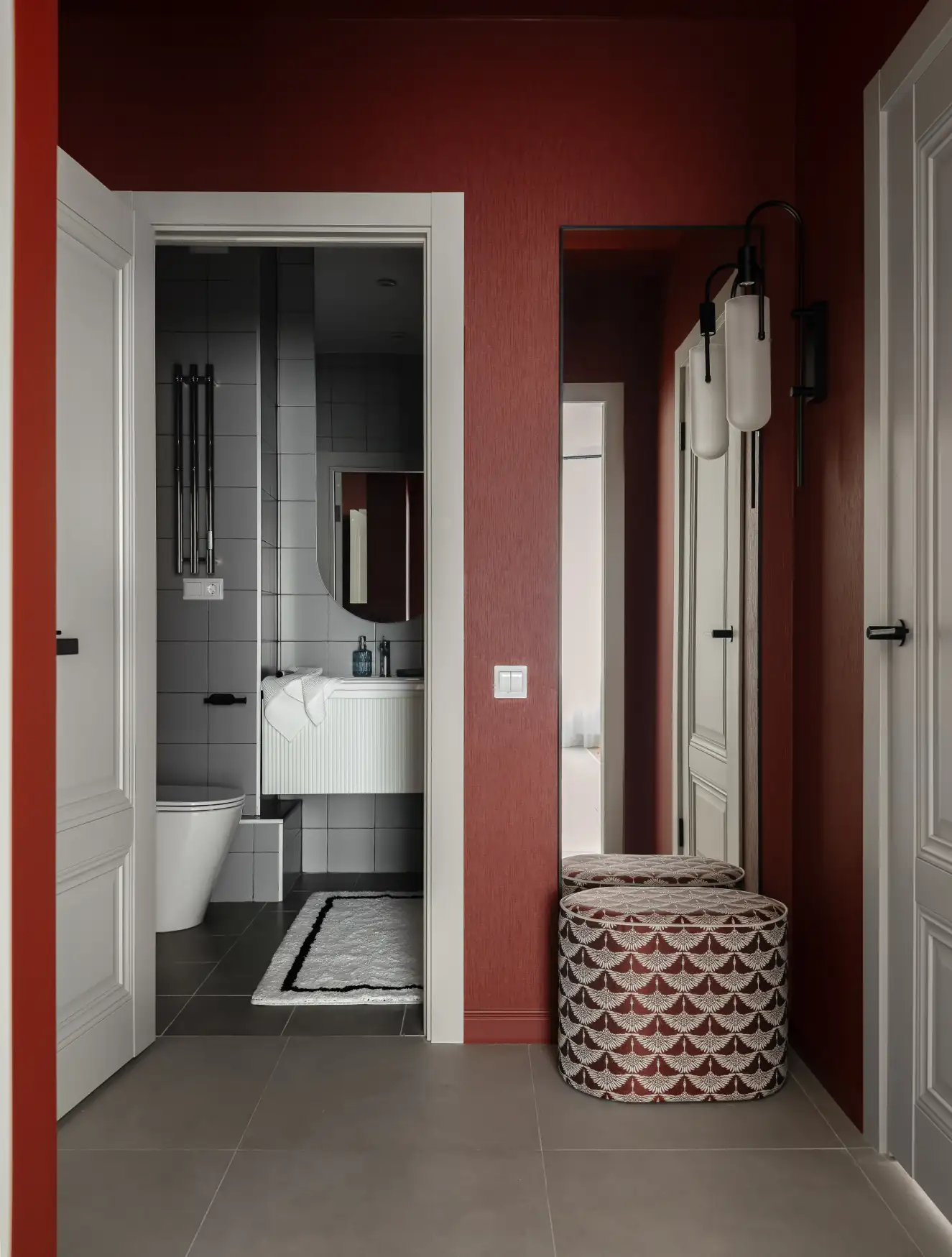 entrée bordeaux technique color blocking entrée bordeaux technique color blocking