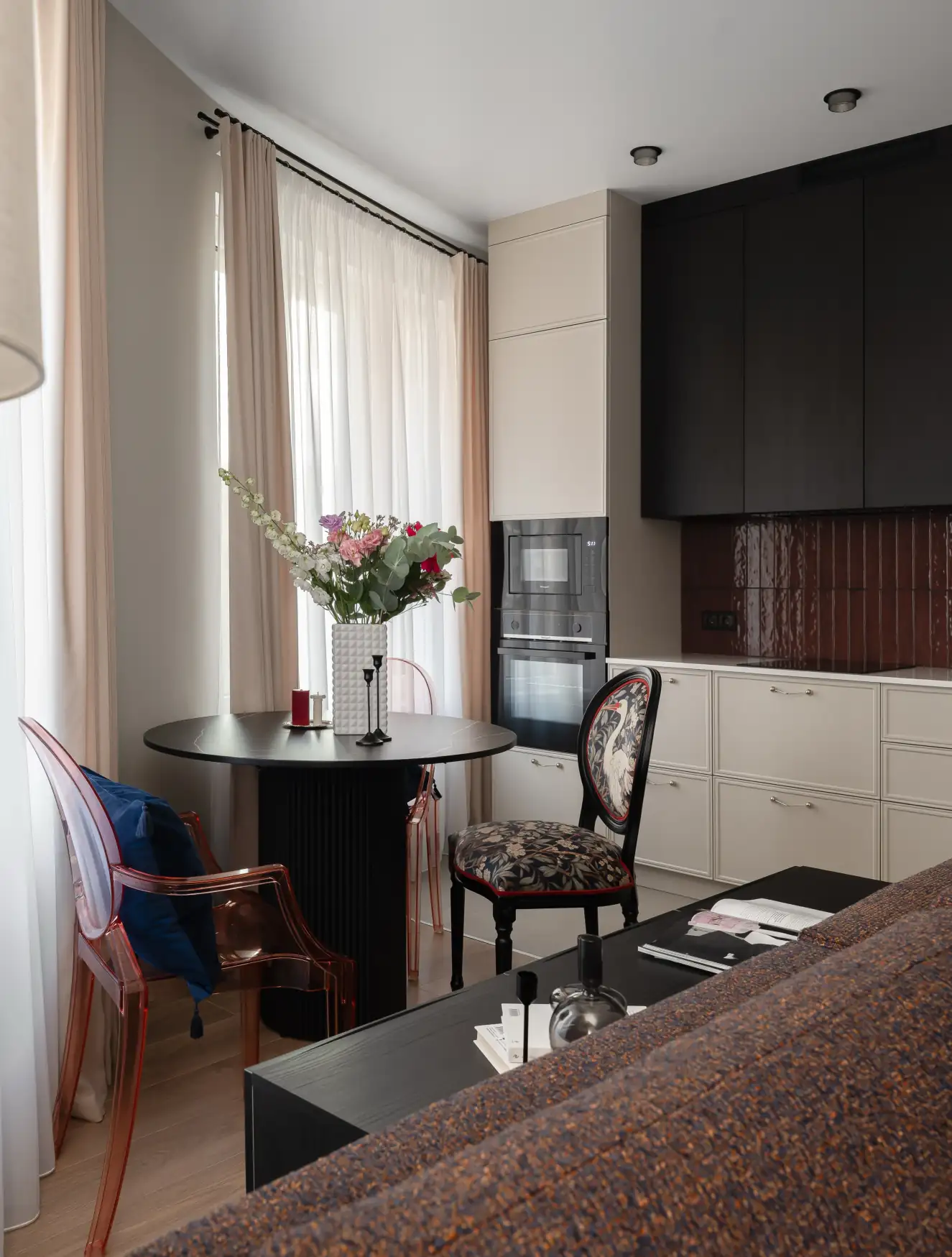 salon et cuisine ouverte petit appartement de 44m2 décoration contemporaine salon et cuisine ouverte petit appartement de 44m2 décoration contemporaine