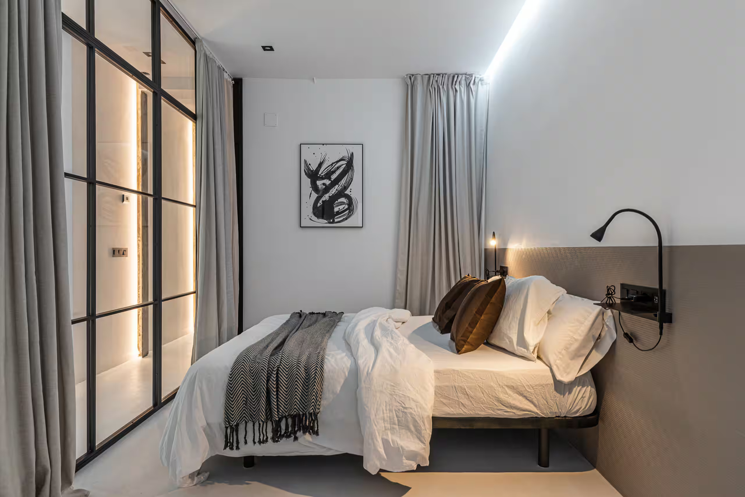chambre décoration contemporaine avec verrière chambre décoration contemporaine avec verrière