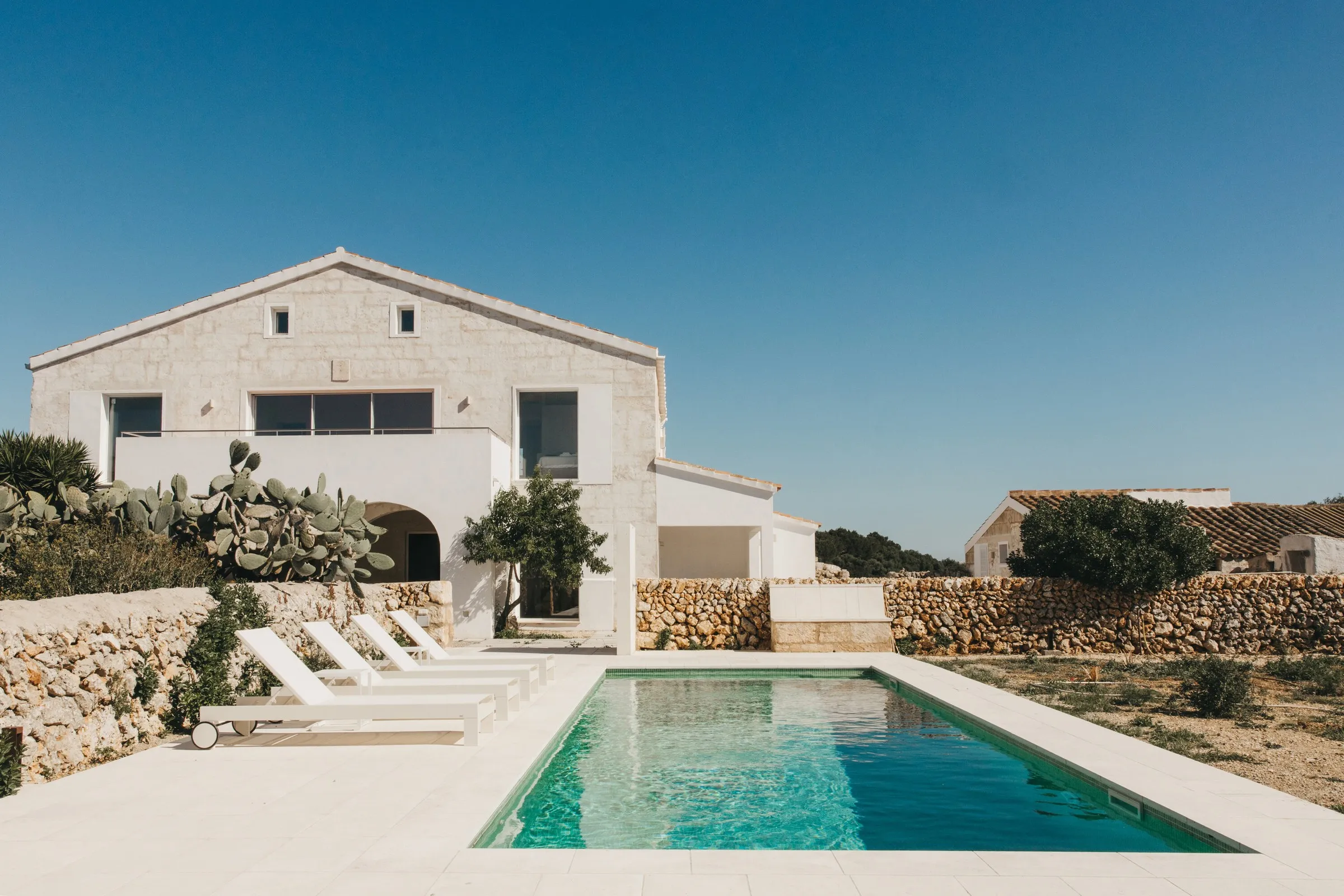 maison rénovée Minorque avec piscine