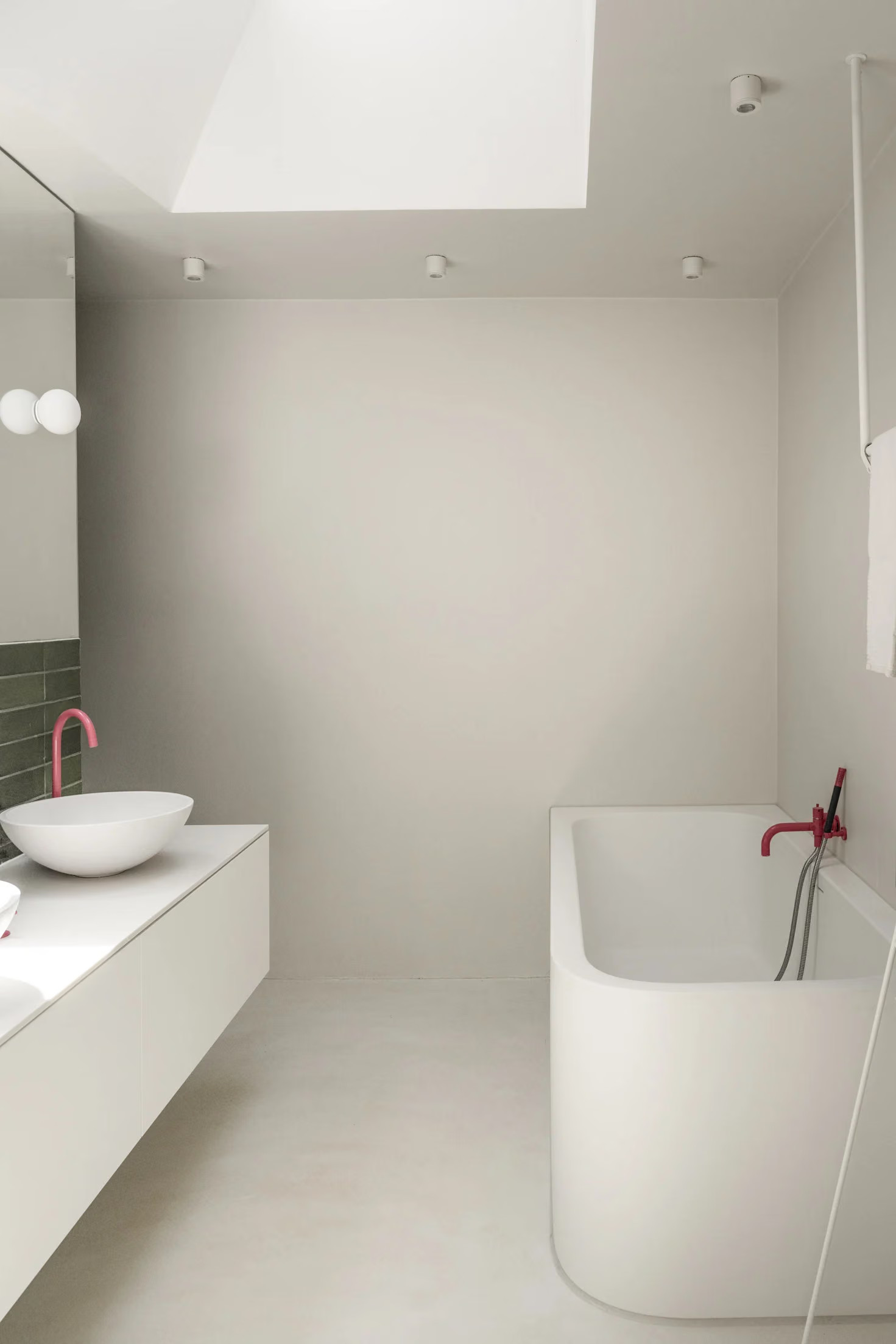salle de bain verte et rose décoration design et contemporaine maison d salle de bain verte et rose décoration design et contemporaine maison d'architecte
