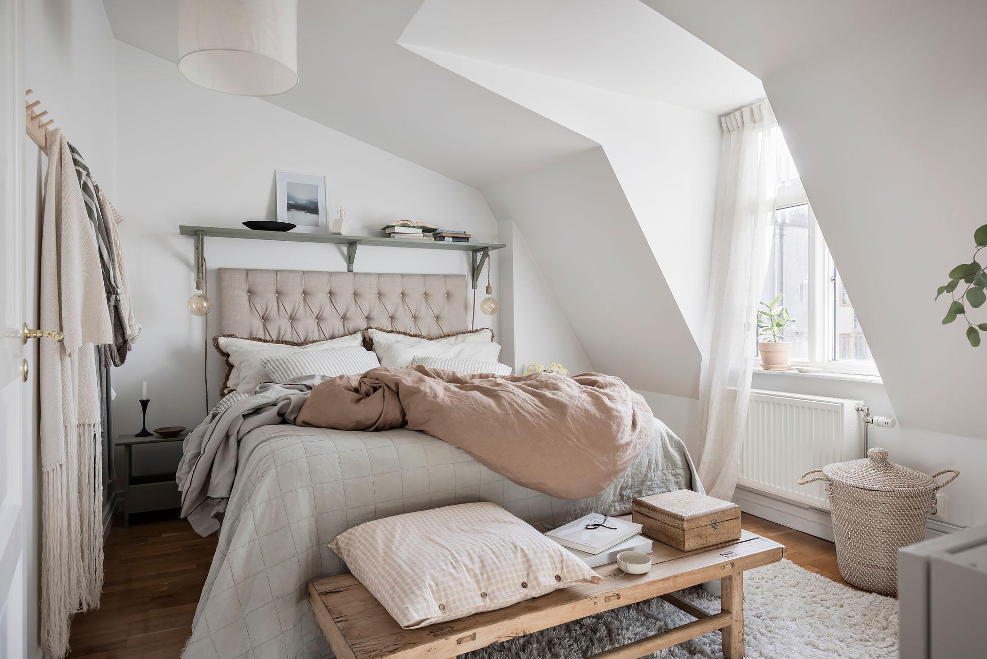 chambre classique chic décoration scandinave
