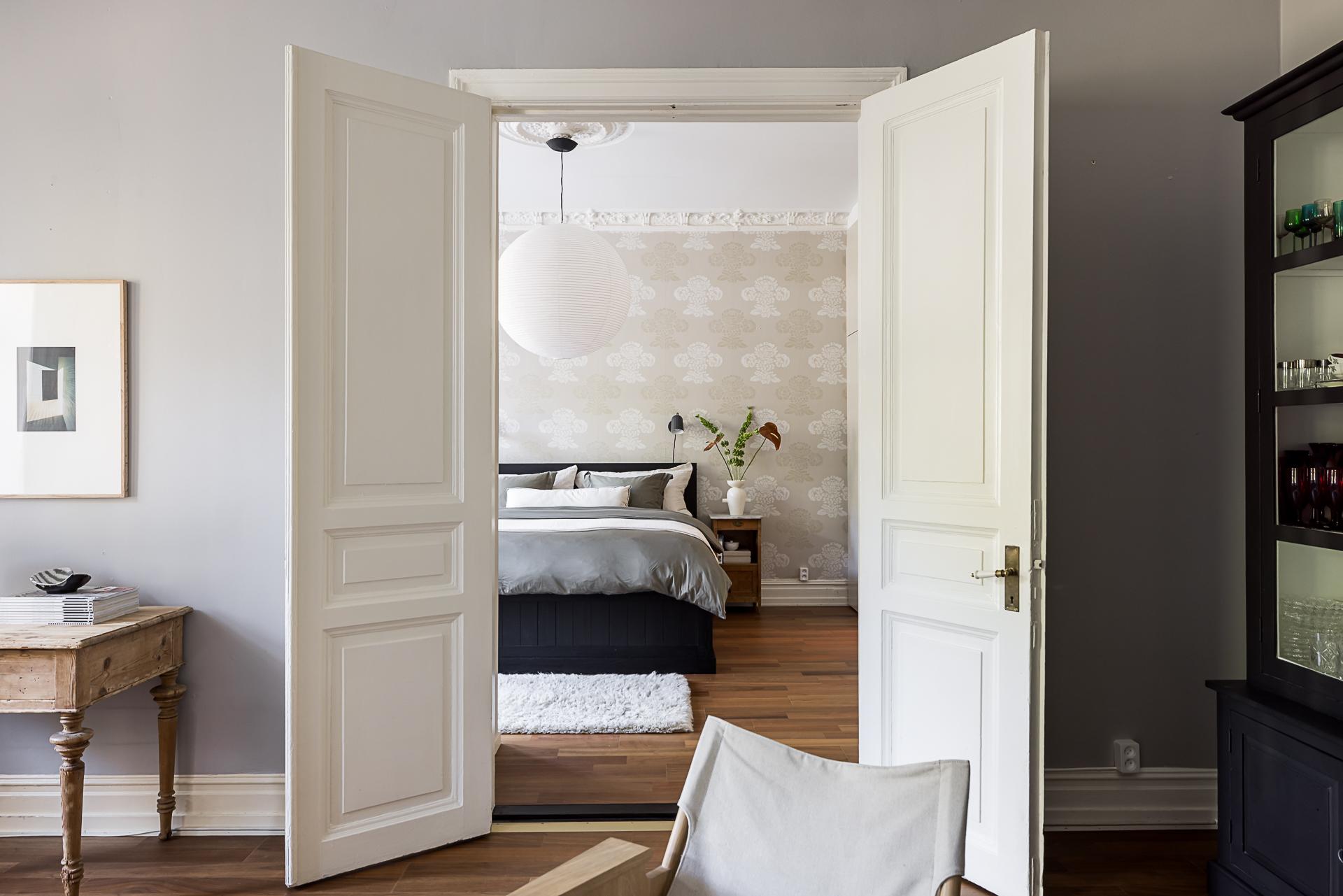 salon et chambre décoration scandinave