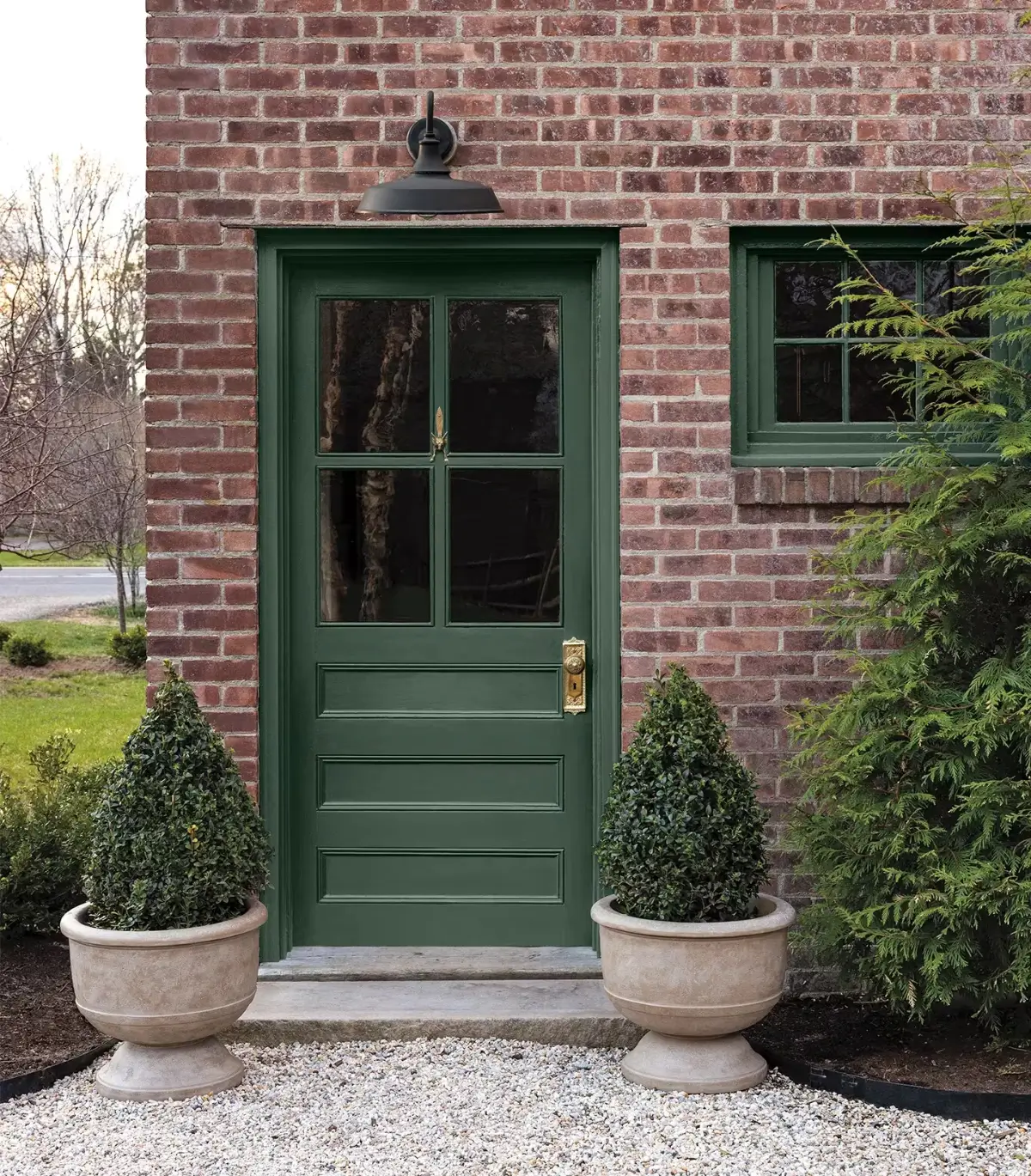 porte d'entrée couleur de l'année 2027 Benjamin Moore Webster green