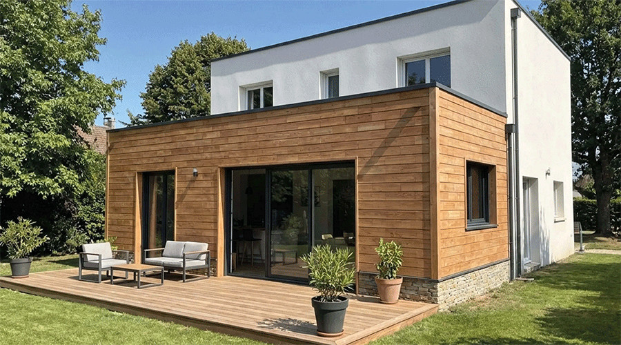 extension maison en autoconstruction