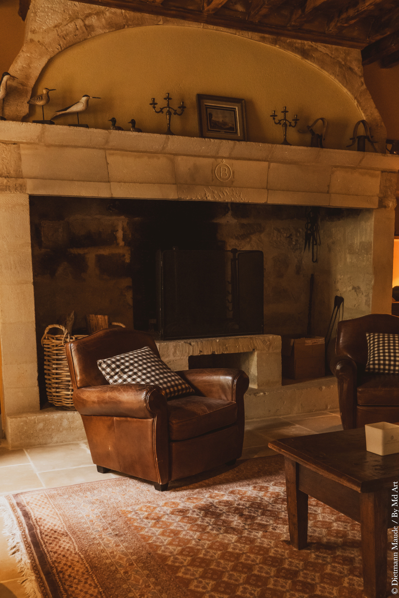 living room with beams and stone historic fireplace Provence living room with beams and stone historic fireplace Provence