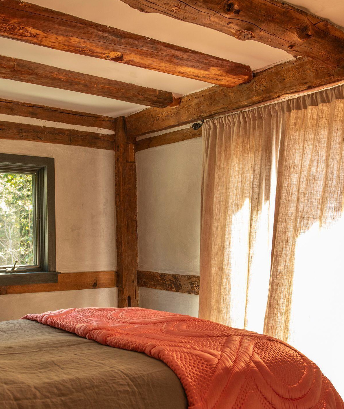chambre avec poutres