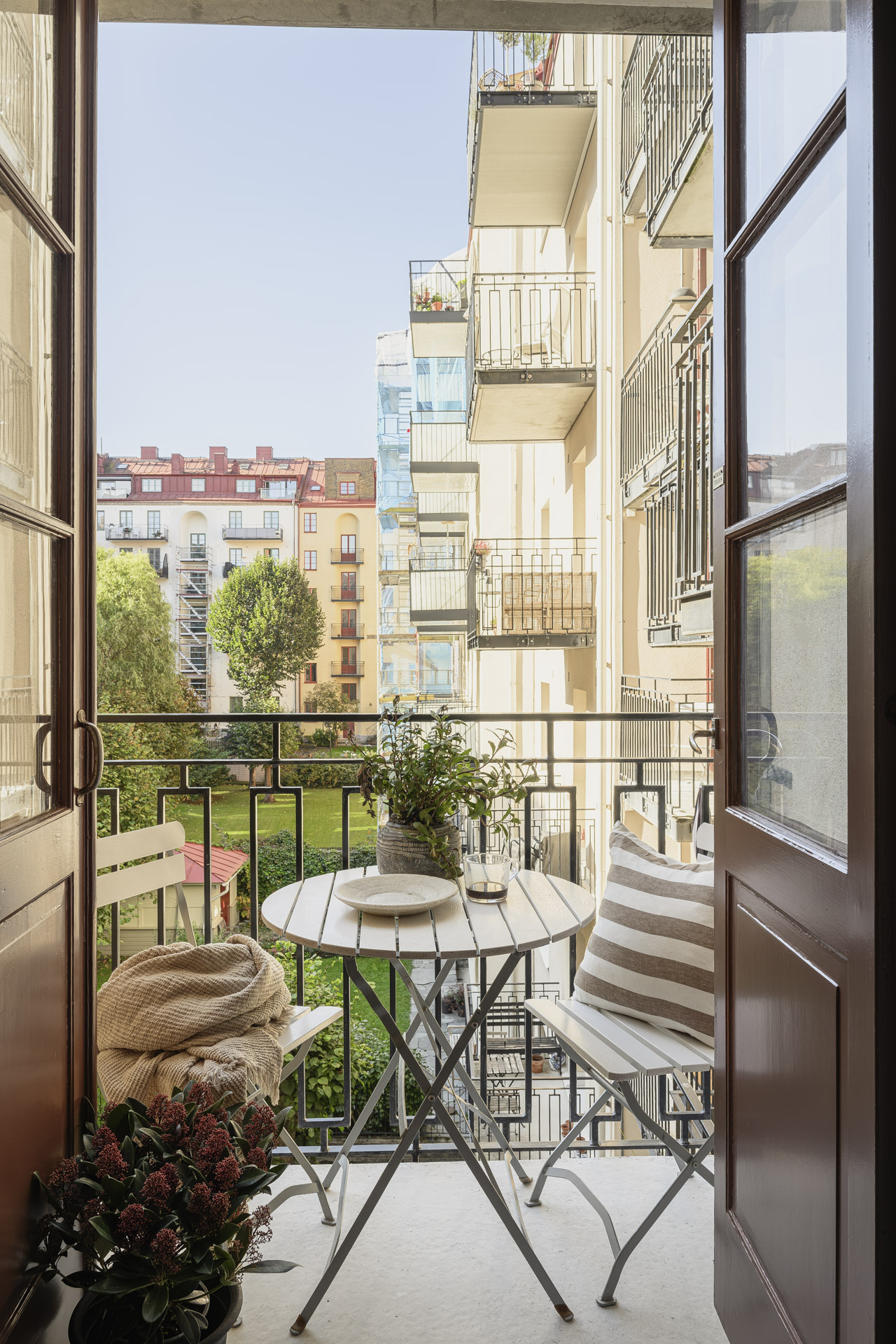 balcon sur cour