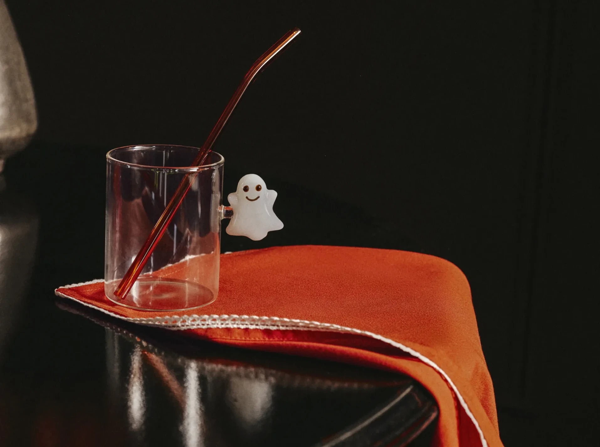 tasse fantôme Lefties Home Halloween 2026 décoration noire et orange tasse fantôme Lefties Home Halloween 2026 décoration noire et orange