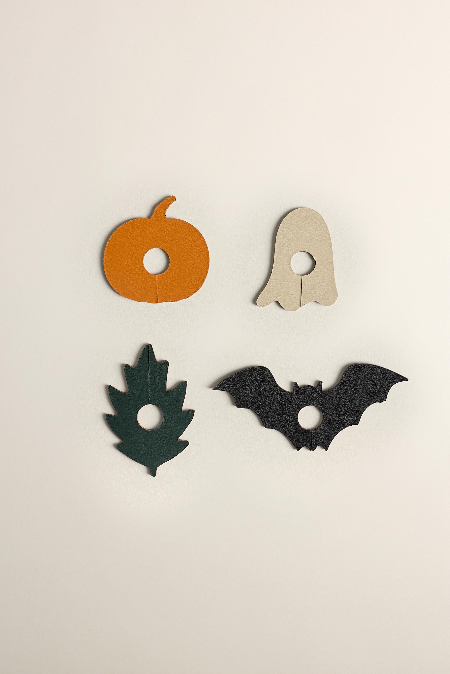 marque verres Lefties Home Halloween 2026 décoration noire et orange marque verres Lefties Home Halloween 2026 décoration noire et orange