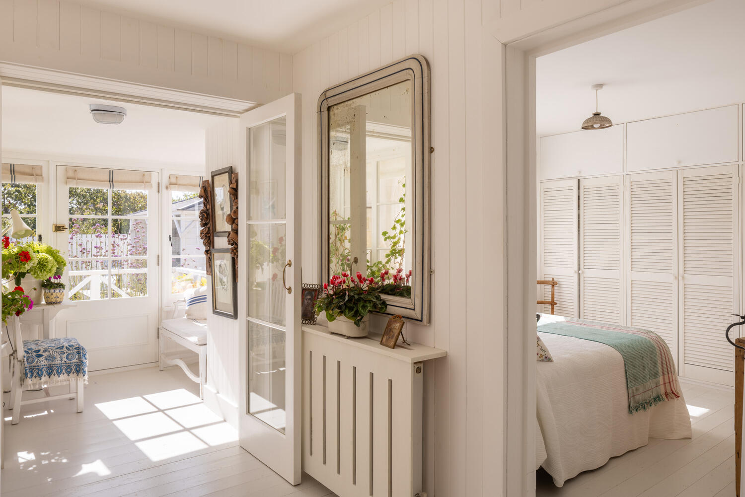 entrée décoration campagne chic maison blanche en bord de mer entrée décoration campagne chic maison blanche en bord de mer