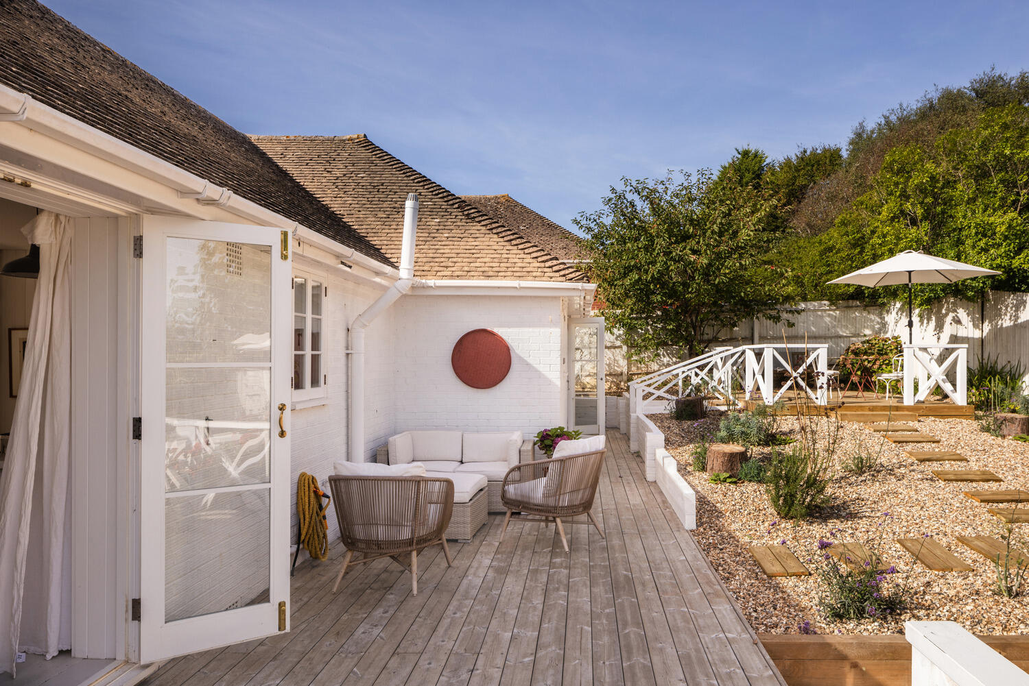 jardin gravier maison avec terrasse bois jardin gravier maison avec terrasse bois