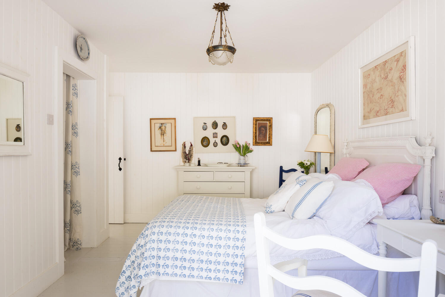 chambre décoration campagne chic maison blanche en bord de mer chambre décoration campagne chic maison blanche en bord de mer